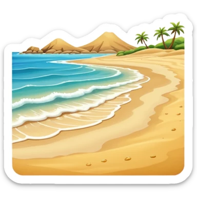 Sea beach sticker