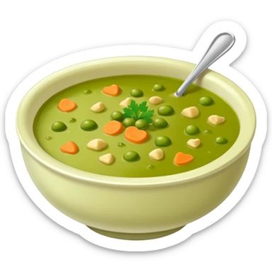 split pea soup sticker