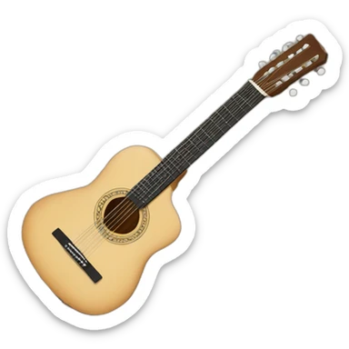 guitare folk sticker