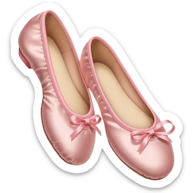 pink ballerine shoe sticker