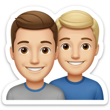 Fammi dustin e edde in sieme quelli di Stranger Things sticker