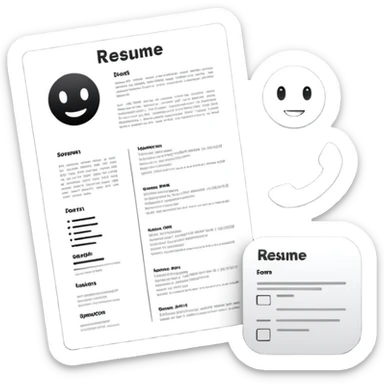 Resume sticker