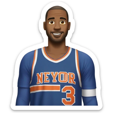 make an emoji of a guy in a Knicks jersey that hates Taylor swift sticker