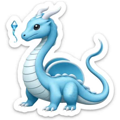 Amaura-Dragonair-Pokémon (full body) sticker
