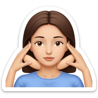 Queen Head massage sticker