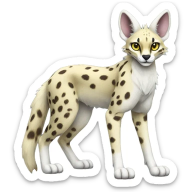 Sergal-Serval full body sticker