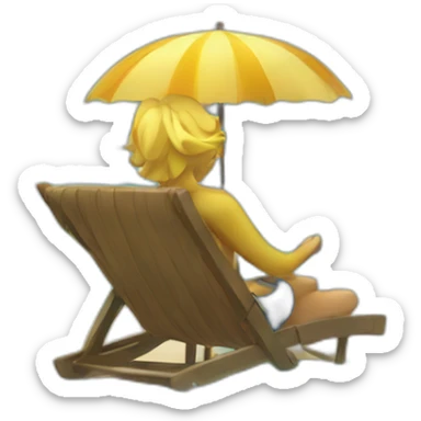 Waves relaxing sticker