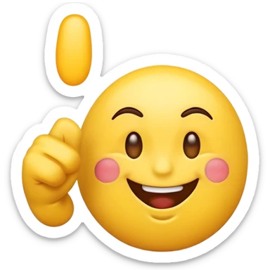 Smiling Emoji Throwing up middle finger sticker