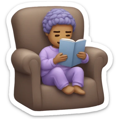 Cozy in lavander  sticker