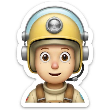 iconic face of Sandy Cheeks from SpongeBob sticker