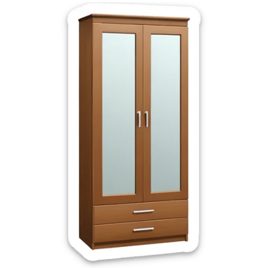 wardrobe modern closed mirror door sticker
