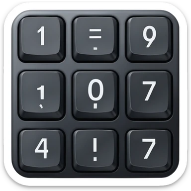 Number 0 keycap, keyboard button with the digit zero sticker