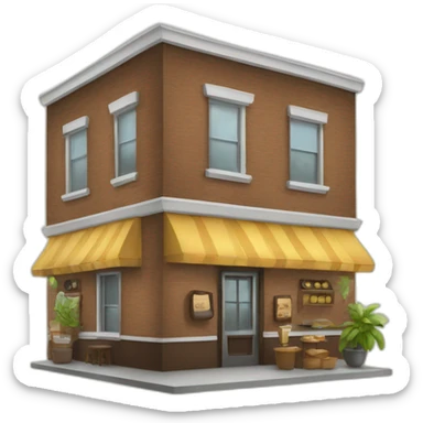 notes coffee shop sticker