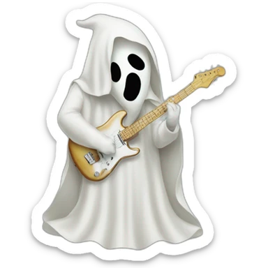 Ghost band sticker