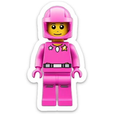 lego-defender-pink-with-stars sticker