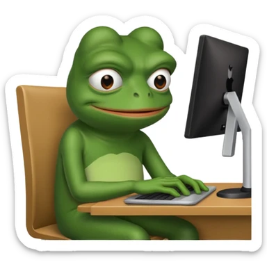 pepe pc sticker