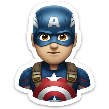 Captain America  sticker