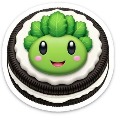 Broccolo flavored Oreo by Oriteo (Oritteo) sticker
