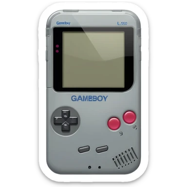 gameboy with no logo emoji sticker