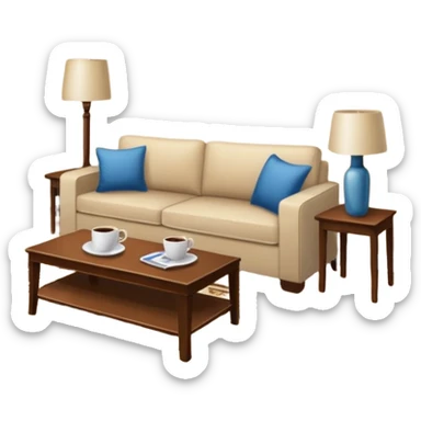 living room sticker