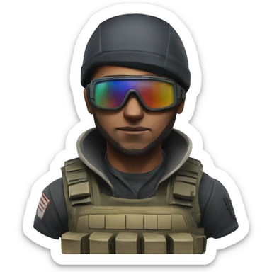 rainbow six siege defender sticker