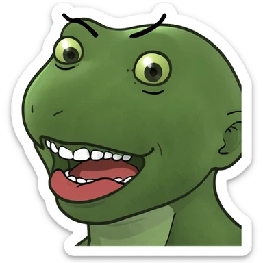 Un emoji mordiendo el labio sticker