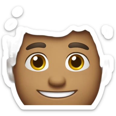 A mixed race happy, good looking bridegroom sticker