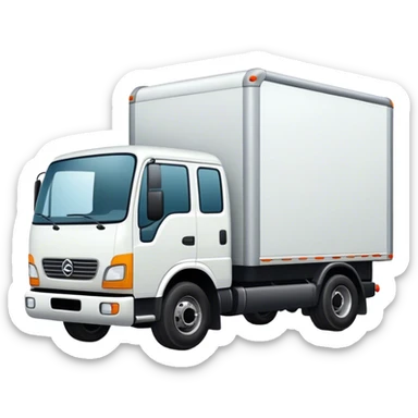 Camion de la marque « Rent And Drop » sticker