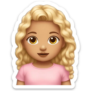 Anora baby girl sticker