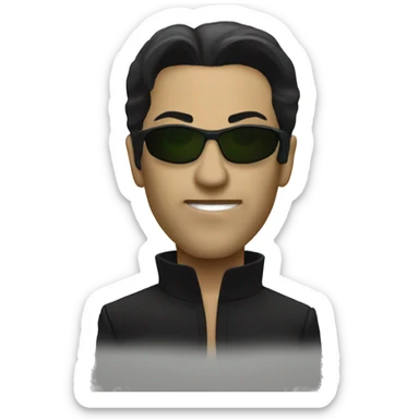 neo from the matrix sticker