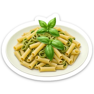 Pasta with pesto sticker