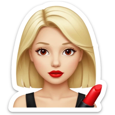 Sexy Woman blond sticker