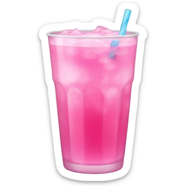 Pink drinks sticker