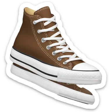 converse high top shoes sticker