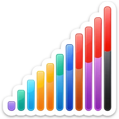 chart bar sticker