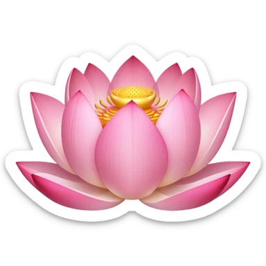 Heart of lotus  sticker
