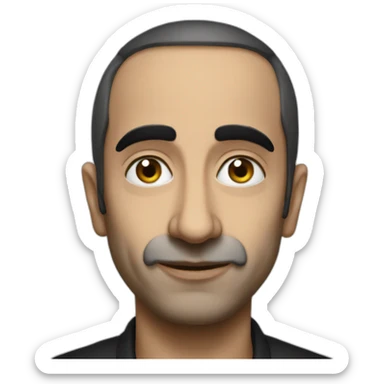 Zemmour en noir sticker