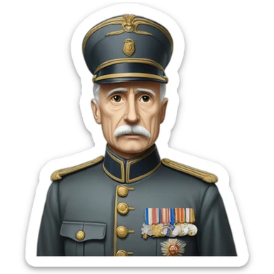 Philippe Pétain dictator of Vichy France sticker