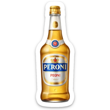 PERONI BOTTLE unbranded sticker