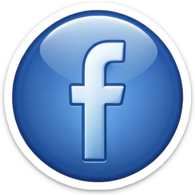 Facebook blue tick (✓) verification badge sticker