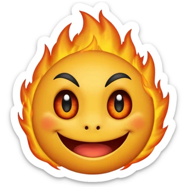 je veux un joli smiley en mode regard noir sticker