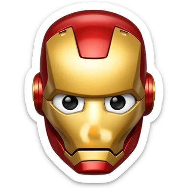  Create an Iron Man emoji. sticker
