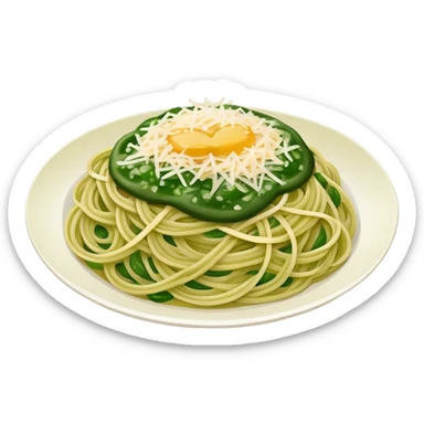 Poblano green spaghetti  sticker