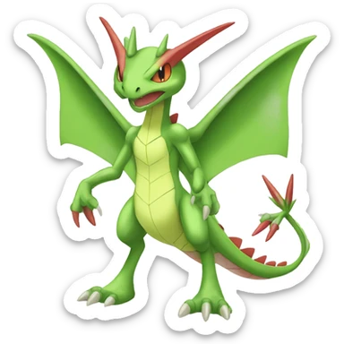 Cool Edgy Scyther-Grovyle-Flygon-Fakemon full body sticker