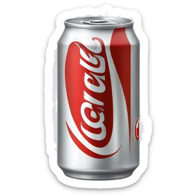 mini diet coke can sticker
