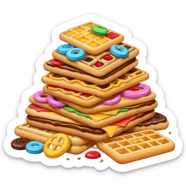 Junk foods sticker