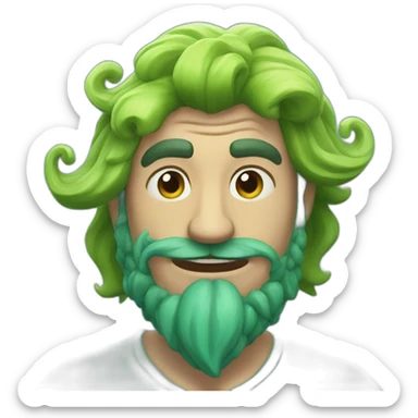 Moisty Merman sticker