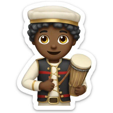 Little drummer boy sticker