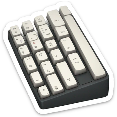 split corne keyboard sticker