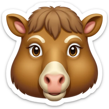 Un chameau qui a soif sticker